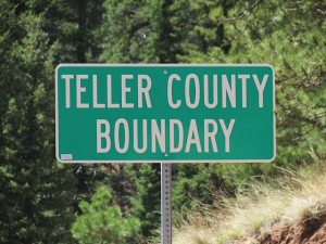 120515.Teller County Boundary Teller County Boundary Sign